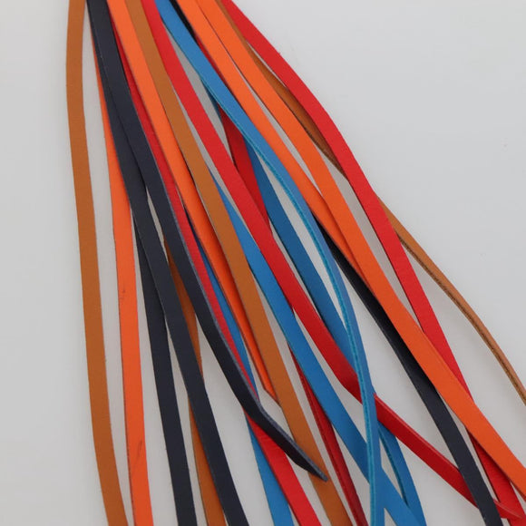 LOEWE Bag Charm Leather Multicolor Auth 138576