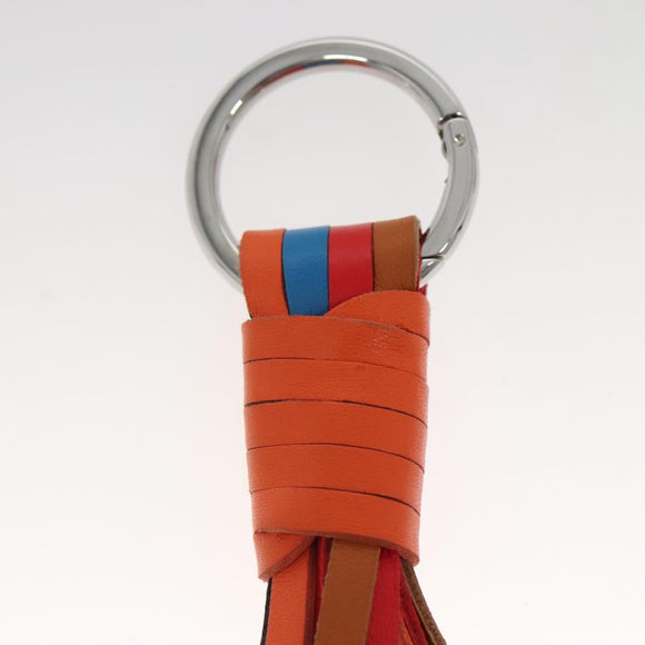 LOEWE Bag Charm Leather Multicolor Auth 138576