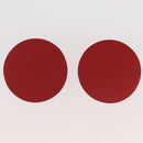 PRADA Memo Stand Wood Red Auth 138578-5