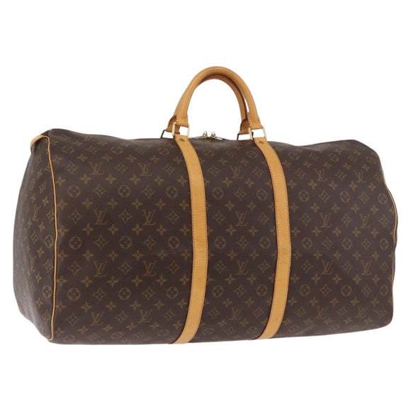 LOUIS VUITTON Monogram Keepall 60 Boston Bag M41422 LV Auth 138580