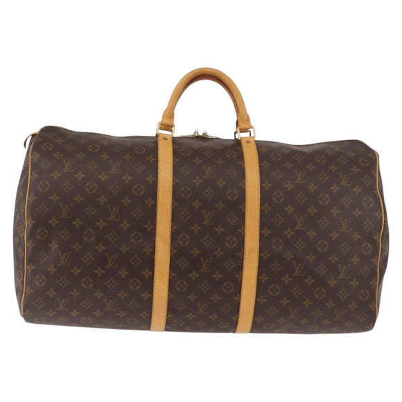 LOUIS VUITTON Monogram Keepall 60 Boston Bag M41422 LV Auth 138580