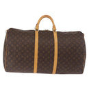 LOUIS VUITTON Monogram Keepall 60 Boston Bag M41422 LV Auth 138580-4