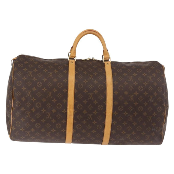 LOUIS VUITTON Monogram Keepall 60 Boston Bag M41422 LV Auth 138580