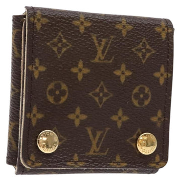 LOUIS VUITTON Monogram Jewelry Case Jewelry Box LV Auth 138582