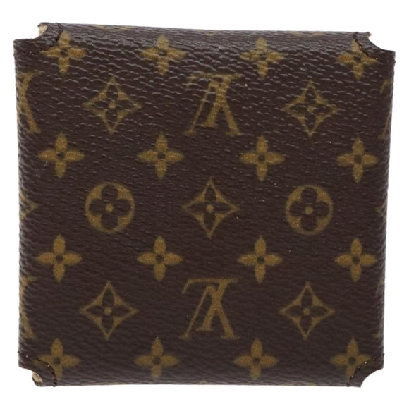 LOUIS VUITTON Monogram Jewelry Case Jewelry Box LV Auth 138582