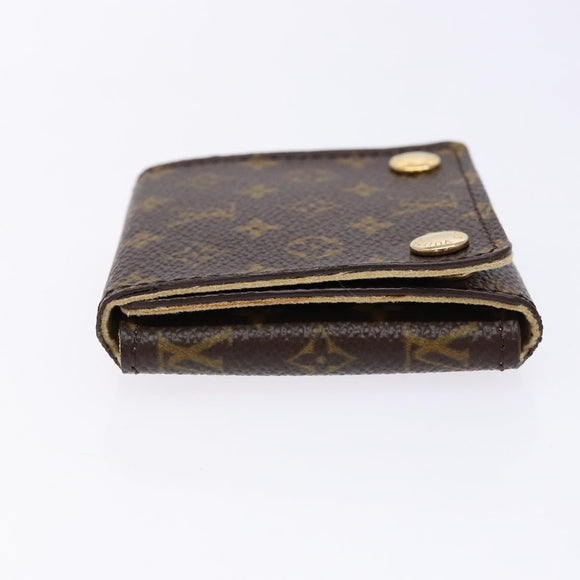 LOUIS VUITTON Monogram Jewelry Case Jewelry Box LV Auth 138582