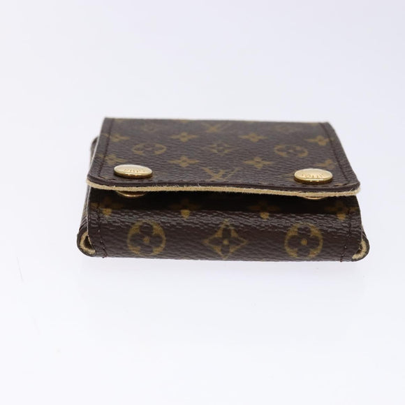 LOUIS VUITTON Monogram Jewelry Case Jewelry Box LV Auth 138582
