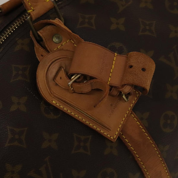 LOUIS VUITTON Monogram Keepall Bandouliere 60 Boston Bag M41412 LV Auth 138583