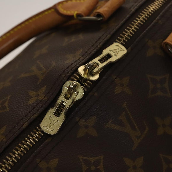 LOUIS VUITTON Monogram Keepall Bandouliere 60 Boston Bag M41412 LV Auth 138583