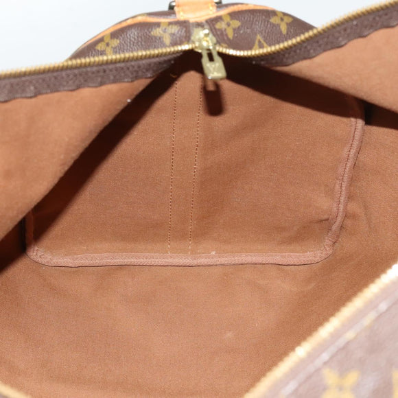 LOUIS VUITTON Monogram Keepall Bandouliere 60 Boston Bag M41412 LV Auth 138583