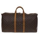 LOUIS VUITTON Monogram Keepall Bandouliere 60 Boston Bag M41412 LV Auth 138583-2