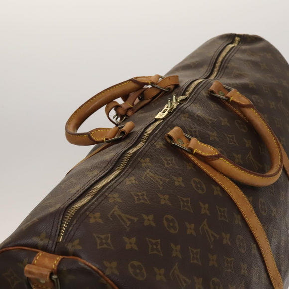 LOUIS VUITTON Monogram Keepall Bandouliere 60 Boston Bag M41412 LV Auth 138583