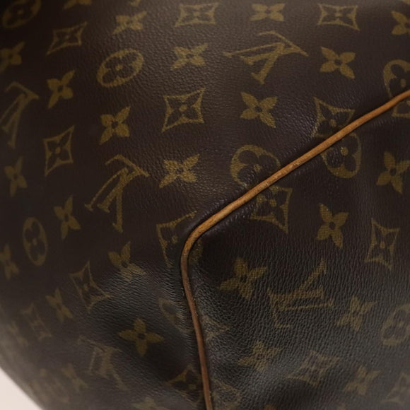LOUIS VUITTON Monogram Keepall 55 Boston Bag M41424 LV Auth 138585