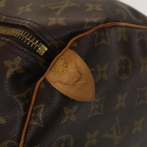 LOUIS VUITTON Monogram Keepall 55 Boston Bag M41424 LV Auth 138585