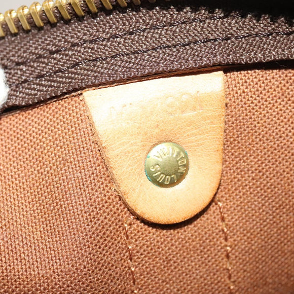 LOUIS VUITTON Monogram Keepall 55 Boston Bag M41424 LV Auth 138585