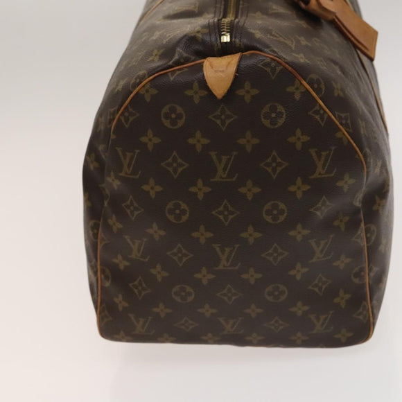 LOUIS VUITTON Monogram Keepall 55 Boston Bag M41424 LV Auth 138585