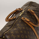 LOUIS VUITTON Monogram Keepall 55 Boston Bag M41424 LV Auth 138585-6