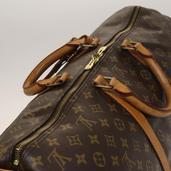 LOUIS VUITTON Monogram Keepall 55 Boston Bag M41424 LV Auth 138585