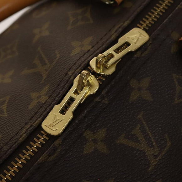 LOUIS VUITTON Monogram Keepall 55 Boston Bag M41424 LV Auth 138586