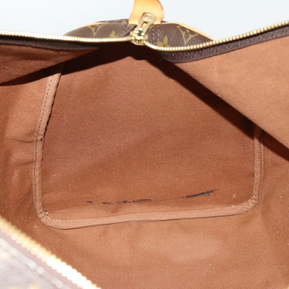 LOUIS VUITTON Monogram Keepall 55 Boston Bag M41424 LV Auth 138586
