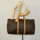 LOUIS VUITTON Monogram Keepall 55 Boston Bag M41424 LV Auth 138586-22