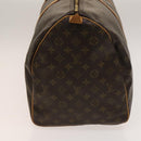 LOUIS VUITTON Monogram Keepall 55 Boston Bag M41424 LV Auth 138586-4