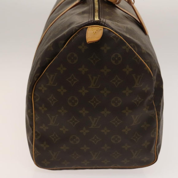 LOUIS VUITTON Monogram Keepall 55 Boston Bag M41424 LV Auth 138586