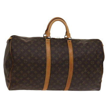 LOUIS VUITTON Monogram Keepall 55 Boston Bag M41424 LV Auth 138587