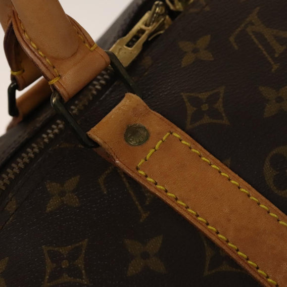 LOUIS VUITTON Monogram Keepall 55 Boston Bag M41424 LV Auth 138587