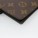 LOUIS VUITTON Monogram Agenda Koala PM Day Planner Cover Black LV Auth 138598-16