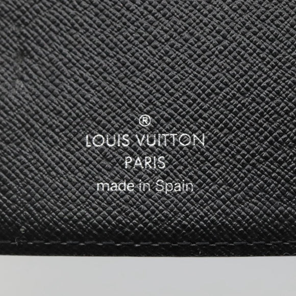 LOUIS VUITTON Monogram Agenda Koala PM Day Planner Cover Black LV Auth 138598