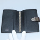 LOUIS VUITTON Monogram Agenda Koala PM Day Planner Cover Black LV Auth 138598-8