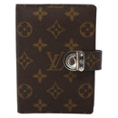 LOUIS VUITTON Monogram Agenda Koala PM Day Planner Cover Black LV Auth 138598-13