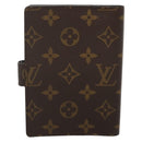 LOUIS VUITTON Monogram Agenda Koala PM Day Planner Cover Black LV Auth 138598-2