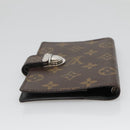 LOUIS VUITTON Monogram Agenda Koala PM Day Planner Cover Black LV Auth 138598-5