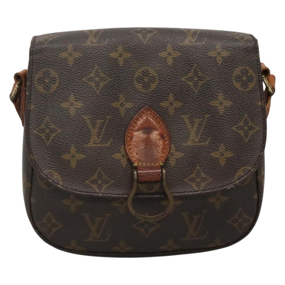 LOUIS VUITTON Monogram Saint Cloud MM Shoulder Bag M51243 LV Auth 138600