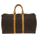 LOUIS VUITTON Monogram Keepall 45 Boston Bag M41428 LV Auth 138601-13