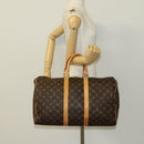 LOUIS VUITTON Monogram Keepall 45 Boston Bag M41428 LV Auth 138601-21