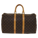 LOUIS VUITTON Monogram Keepall 45 Boston Bag M41428 LV Auth 138601-2
