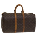 LOUIS VUITTON Monogram Keepall 45 Boston Bag M41428 LV Auth 138602-1