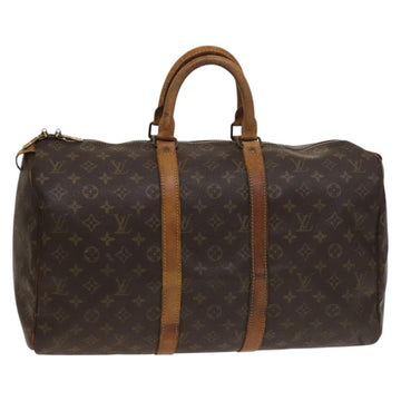LOUIS VUITTON Monogram Keepall 45 Boston Bag M41428 LV Auth 138602