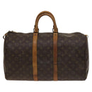 LOUIS VUITTON Monogram Keepall 45 Boston Bag M41428 LV Auth 138602-13