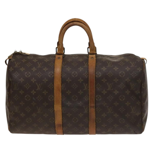 LOUIS VUITTON Monogram Keepall 45 Boston Bag M41428 LV Auth 138602