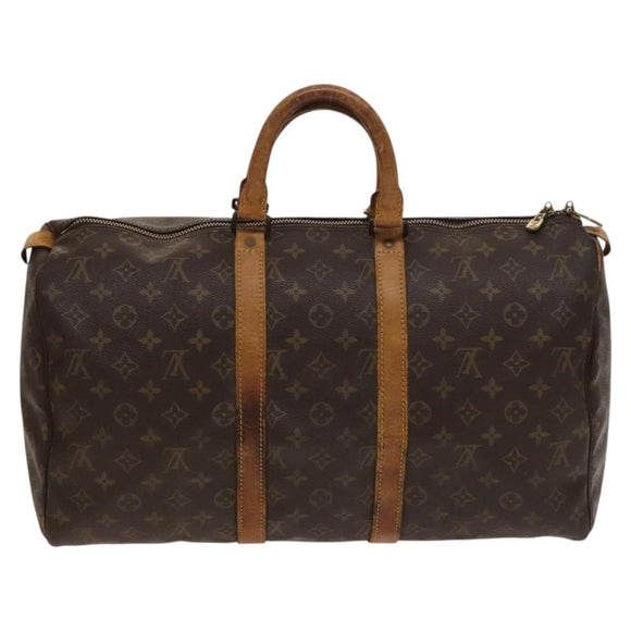 LOUIS VUITTON Monogram Keepall 45 Boston Bag M41428 LV Auth 138602