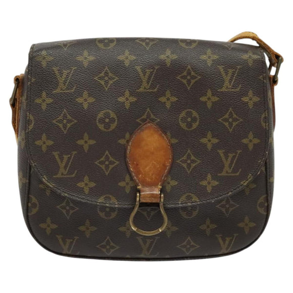 LOUIS VUITTON Monogram Saint Cloud GM Shoulder Bag M51242 LV Auth 138607