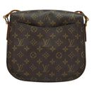 LOUIS VUITTON Monogram Saint Cloud GM Shoulder Bag M51242 LV Auth 138607-3