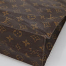 LOUIS VUITTON Monogram Sac Plat Hand Bag M51140 LV Auth 138609-9