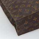LOUIS VUITTON Monogram Sac Plat Hand Bag M51140 LV Auth 138609-16