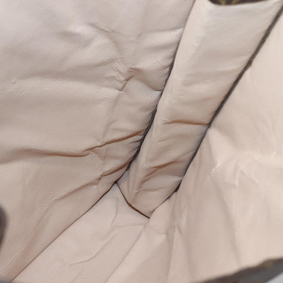 LOUIS VUITTON Monogram Sac Plat Hand Bag M51140 LV Auth 138609