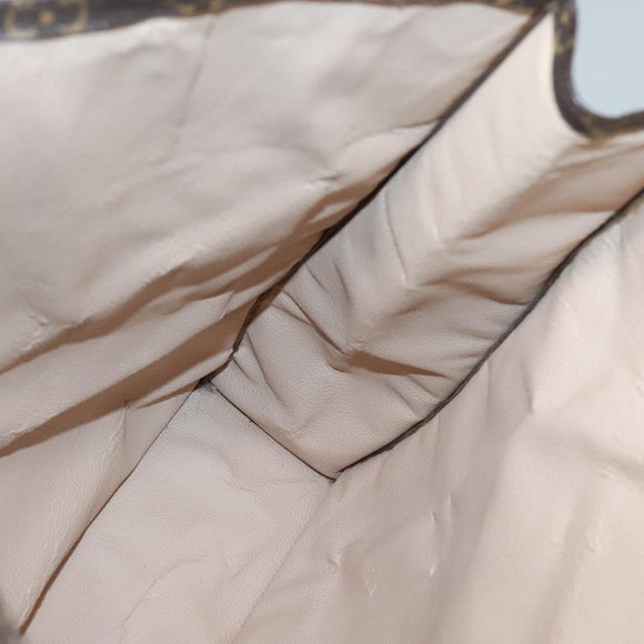 LOUIS VUITTON Monogram Sac Plat Hand Bag M51140 LV Auth 138609